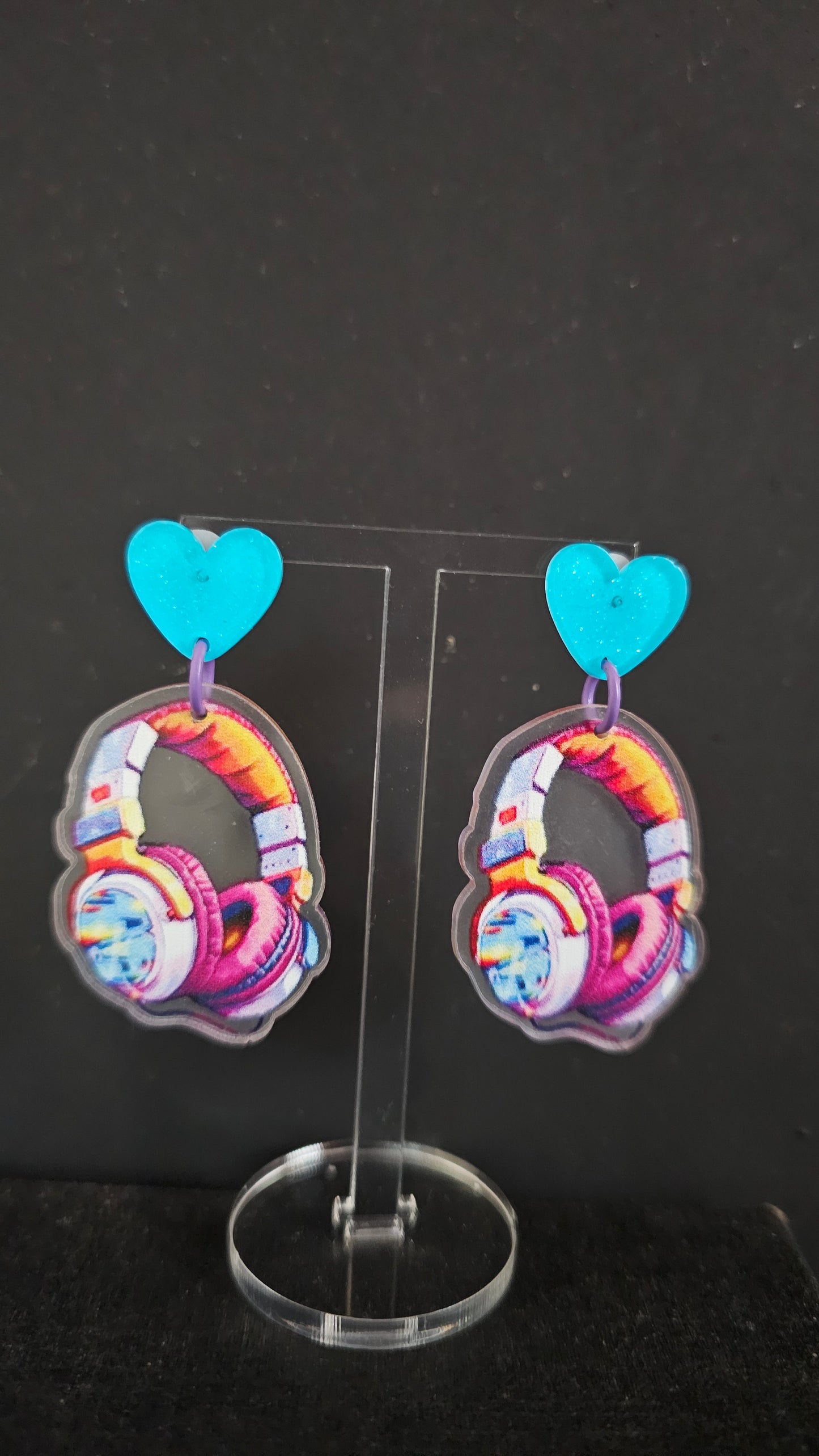 Acrylic Fashion Earrings - Vanilla